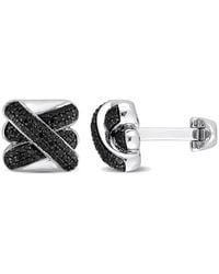 Created Forever - 4/5Ct Tdw Diamond Square Crossover Cufflinks - Lyst