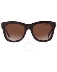 Michael Kors - Brown Gradient Square Sunglasses Mk2193u 370613 52 - Lyst