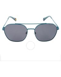 Polaroid - Grey Pilot Sunglasses - Lyst