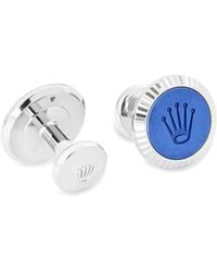 Rolex - 18 Kt Fluted Cufflinks - Lyst