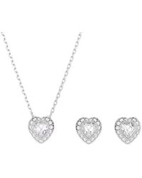 Swarovski - Ariana Grande X Heart Necklace And Earring Set - Lyst