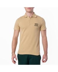 Burberry - London Logo Embroidered Cotton Polo Shirt - Lyst