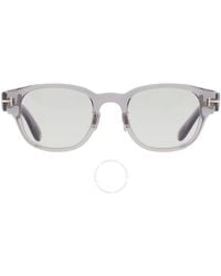 Tom Ford - Light Oval Sunglasses Ft1041-d 20a 48 - Lyst