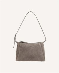 Brunello Cucinelli - Taiga Suede Shoulder Bag - Lyst