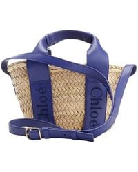 Chloé - Small Sense Raffia Tote Bag - Lyst