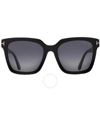 Tom Ford - Selby Polarized Smoke Square Sunglasses Ft0952 01d 55 - Lyst