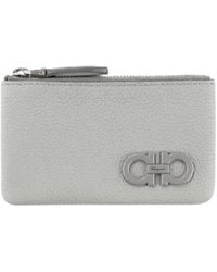 Ferragamo - Gancini Leather Key Holder - Lyst