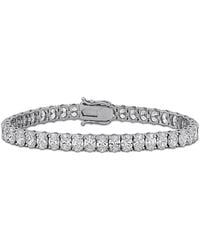 Created Forever - 17 1/6Ct Tw Oval-Cut Lab-Grown Diamond Tennis Bracelet - Lyst
