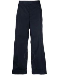 Thom Browne - Rwb-Stripe Tailored Trousers, Brand Size 2 - Lyst