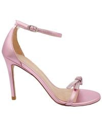 Stuart Weitzman - Ladies Cotton Candy Nudist Sw Bow 100 Sandals, Brand Size 35 Us - Lyst