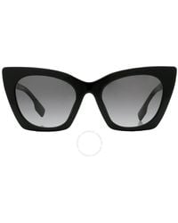 Burberry - Marianne Grey Gradient Cat Eye Sunglasses Be4372u 30018g 52 - Lyst
