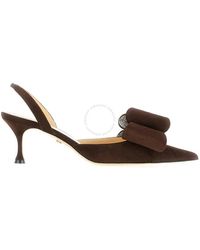 Mach & Mach - Le Cadeau Bow Slingback Pumps, Brand Size 36.5 Us - Lyst