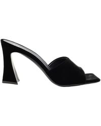 Giuseppe Zanotti - Solhene Velvet-Effect Mules - Lyst
