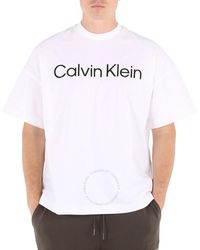 Calvin Klein - Bright Bold Logo Institutional Tee - Lyst