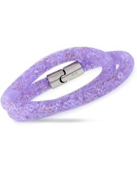 Swarovski - Stardust Mauve Double Bracelet 5120044 - Lyst