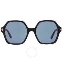 Tom Ford - Romy Smoke Geometric Sunglasses Ft1032 01a 56 - Lyst