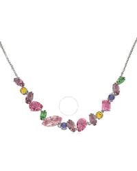 Swarovski - Gema Mixed Cuts Necklace - Lyst