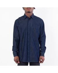 Fendi - Ff Long-Sleeved Shirt, Brand Size 39 Neck - Lyst