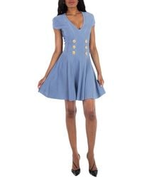 Balmain - 6-Button Fine-Knit Minidress, Brand Size 34 (Us - Lyst