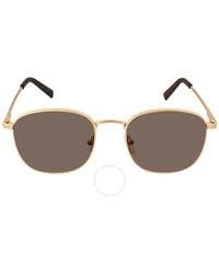 Calvin Klein - Brown Square Sunglasses - Lyst