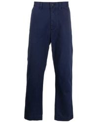 Polo Ralph Lauren - Straight-Leg Cotton Trousers - Lyst