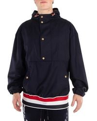 Thom Browne - Wool Oversized Anorak - Lyst