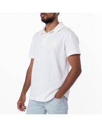 Burberry - Ekd Pique Weave Cotton Polo Shirt - Lyst
