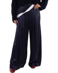 JW Anderson - Crossover Strap Wide Leg Trousers, Brand Size 6 (Us - Lyst