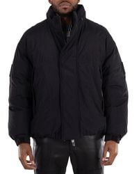 Emporio Armani - Milano Logo Nylon Down Jacket - Lyst