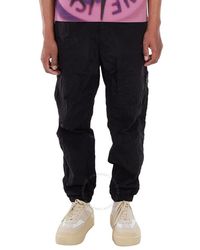 Stone Island - Compass-Badge Tapered Leg Trousers - Lyst