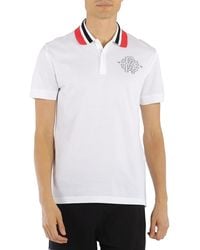 Roberto Cavalli - Rc Monogram Cotton Polo Shirt - Lyst