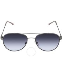 Calvin Klein - Blue Gradient Pilot Sunglasses - Lyst
