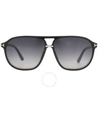 Tom Ford - Bruce Smoke Gradient Navigator Sunglasses Ft1026 01b 61 - Lyst