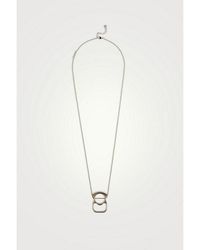 Givenchy - G Can Pendant Silvery Necklace_Silvery - Lyst