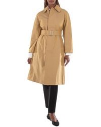 Burberry - Classic Collar Belted Waist Trench Coat, Brand Size 4 (Us - Lyst