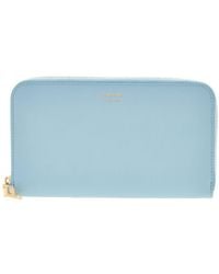 Ferragamo - Logo-Stamp Calf Leather Wallet - Lyst