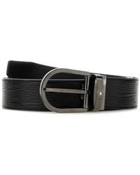 Montblanc - Horseshoe Buckle 35 Mm Leather Belt - Lyst