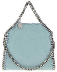 Stella McCartney - Light Shaggy Deer Micro Falabella Crossbody Bag Iceblue Borse A Mano - Lyst