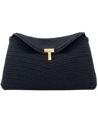 TOTEME - Canvas T-Lock Clutch - Lyst
