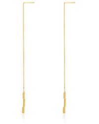 Gucci - Link To Love Chain Earrings With Bar - Lyst