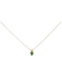 Haus of Brilliance - 14K 5X5 Mm Heart Shaped Emerald Solitaire Pendant Necklace - Lyst