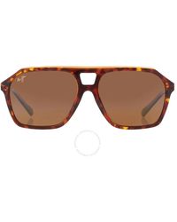 Maui Jim - Wedges Hcl Bronze Navigator Sunglasses H880-10 57 - Lyst