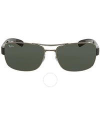Ray-Ban - Green Classic Rectangular Sunglasses Rb3522 004/71 - Lyst