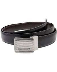 Montblanc - Contemporary Line Reversible Leather Belt - Lyst