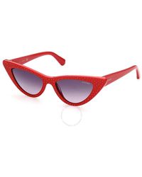 Guess - Gradient Smoke Cat Eye Sunglasses Gu7810 68b 54 - Lyst