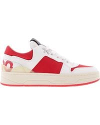 Jimmy Choo - Eh/P Florent Low-Top Trainers, Brand Size 34.5 Us - Lyst