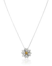Swarovski - Eternal Flower Pendant - Lyst