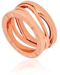 BVLGARI - B.Zero1 18K 3-Band Ring, Brand - Lyst