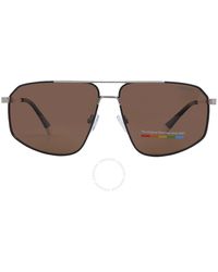 Polaroid - Polarized Bronze Navigator Sunglasses Pld 4118/s/x 085k/sp 59 - Lyst