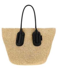 Marc Jacobs - Straw Large Babe Shopping Bag Natural Exterior: Borse A Mano - Lyst